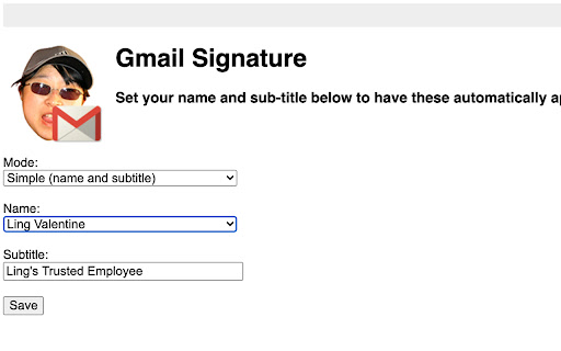 LINGsCARS - Gmail Signatures