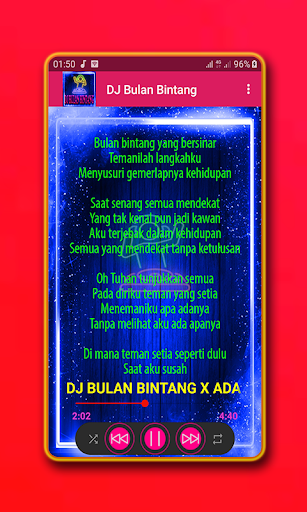 DJ Bulan Bintang + Lirik