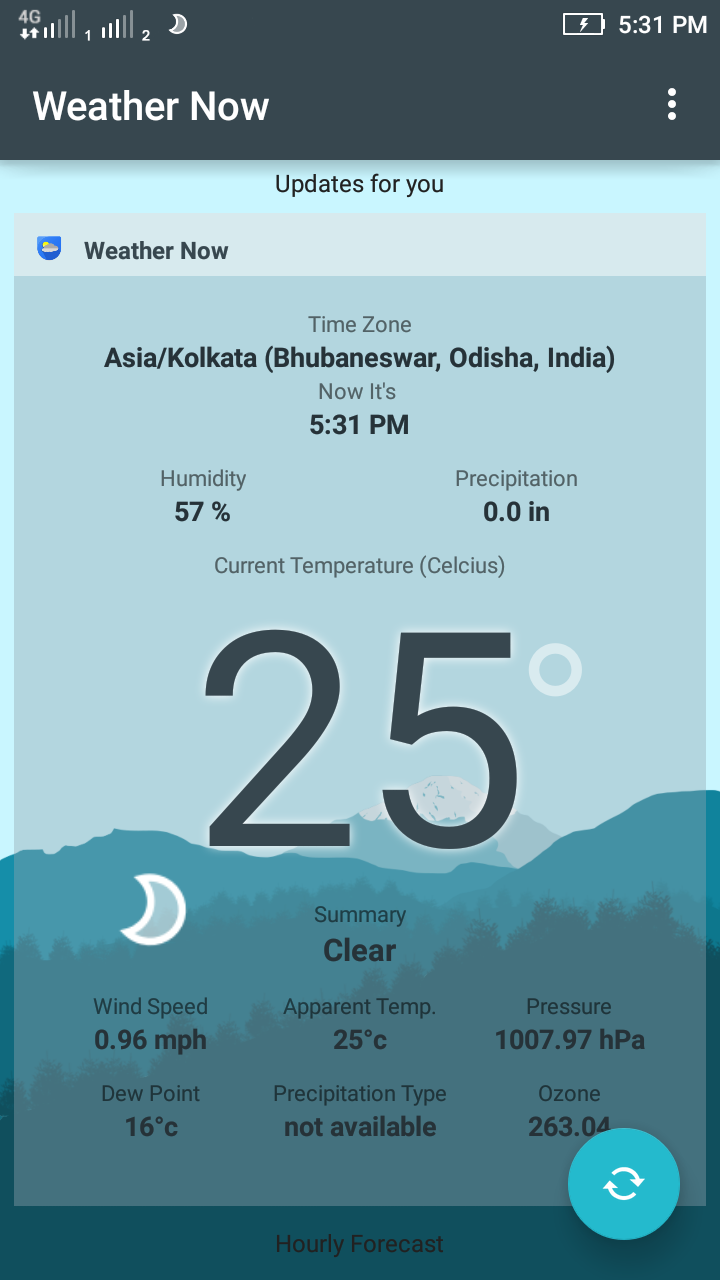 Weather Now Screen 3