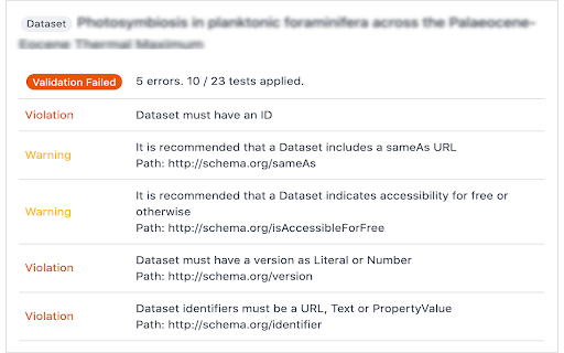 Science on Schema.org