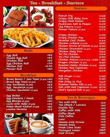 Apnar Kitchen menu 