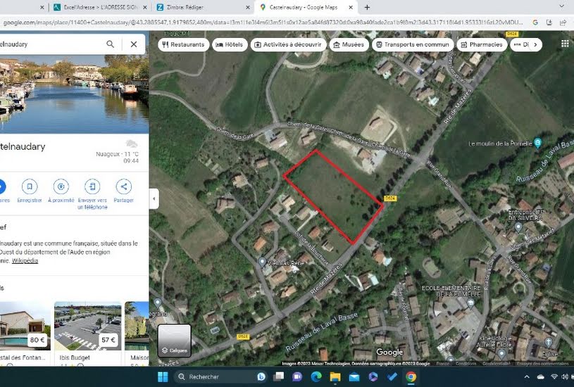  Vente Terrain + Maison - Terrain : 562m² - Maison : 107m² à Castelnaudary (11400) 