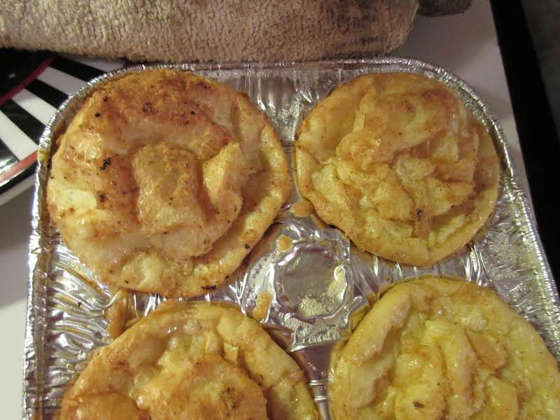 Here Are My Gf Yorkshire Puddings...i Would Definitely Not Recommend Disposable Pans...they Didnt Release Very Well.  They Were Delicious However!