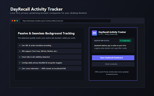 DayRecall Activity Tracker screenshot 1