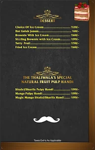 The Thaliwala's menu 4