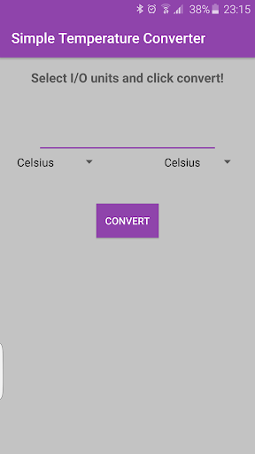 Simple Temperature Converter