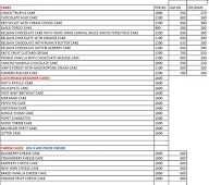 The Cake Delight menu 1