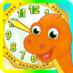 Dino Time: free learning clock and time for kids Apk