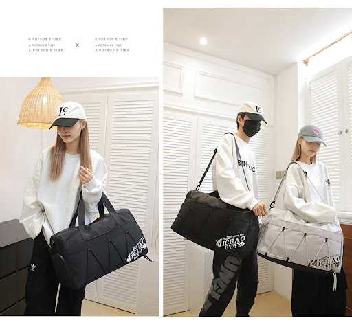 Title 19, Large Capacity Lightweight Tote Luggage Bag wit...