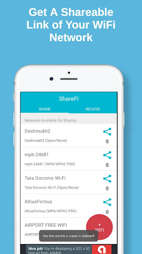 ShareFi - Secure & Easy WiFi Sharing