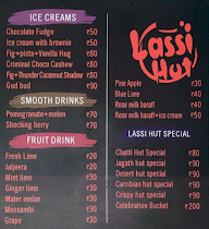 Lassi Hut menu 2