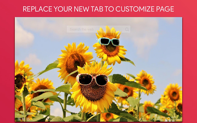 Sunflowers Wallpaper HD Custom New Tab
