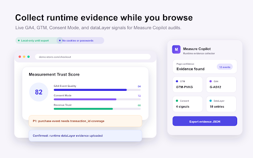 Measure Copilot Evidence Collector screenshot 1