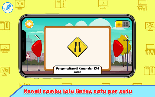 Screenshot Belmain Belajar Rambu Lantas
