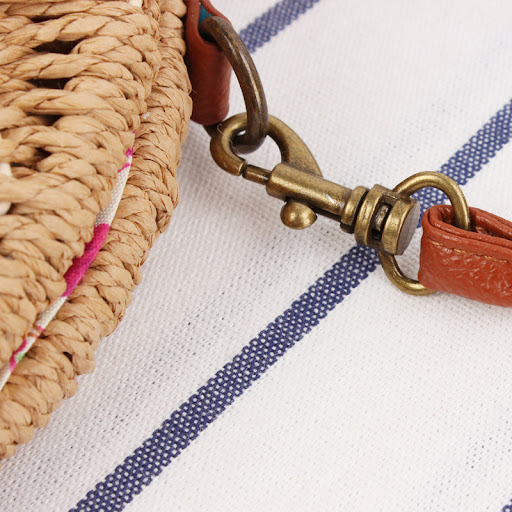 Title 6, New Small Messenger Woven Bag Beach Bag Semi-Ci...
