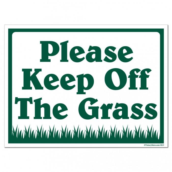 Image result for please keep off the grass