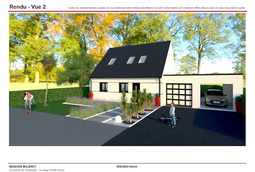  Vente Terrain + Maison - Terrain : 762m² - Maison : 103m² à Souppes-sur-Loing (77460) 