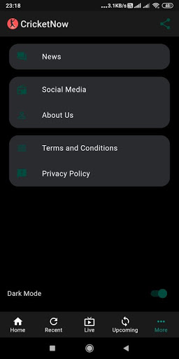 Screenshot Cricket Now - Cricket Live Sco