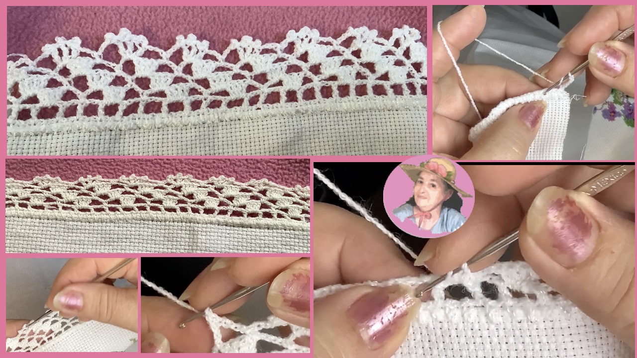 Hermosa muestra de gancho o crochet 