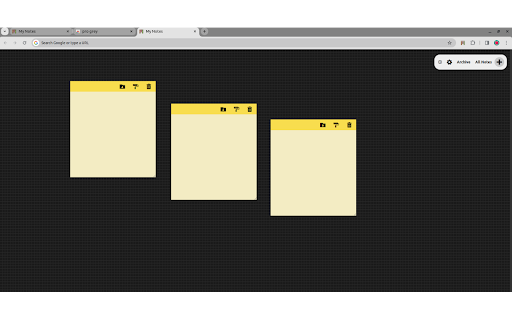 New Tab Notes - Sticky Notes