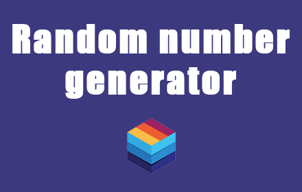 Random number generator small promo image