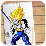 Cover Image of ดาวน์โหลด How to Draw All Dragon Ball Super Characters 1.0 APK