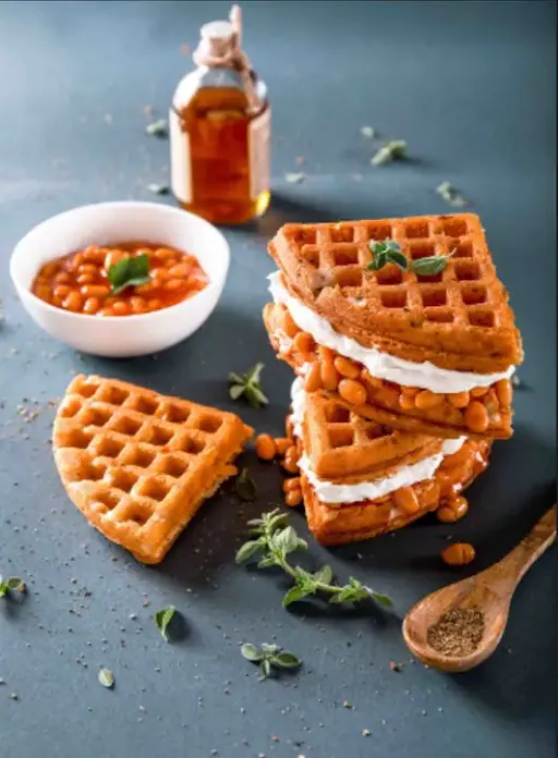 Aloo Tikki Waffle