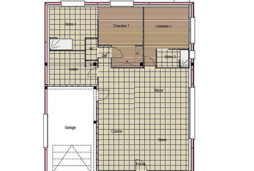  Vente Terrain + Maison - Terrain : 723m² - Maison : 109m² à Neuville-sur-Sarthe (72190) 