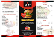 G.O.A.T Kitchen And Kaffe menu 1