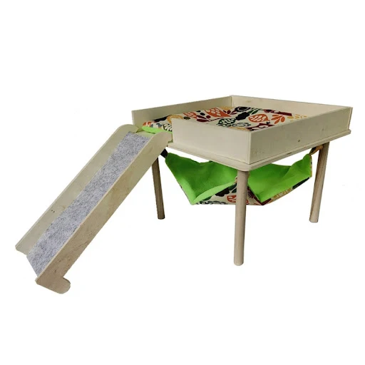 Guinea Pigs Houses Chipmunk Castle Nest Training Play Toy for Hamster