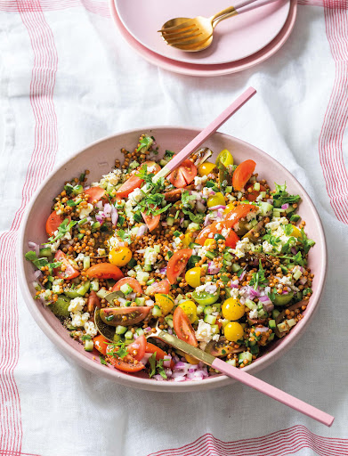 The Lazy Makoti's sorghum rainbow salad.