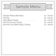 Bhojon menu 1