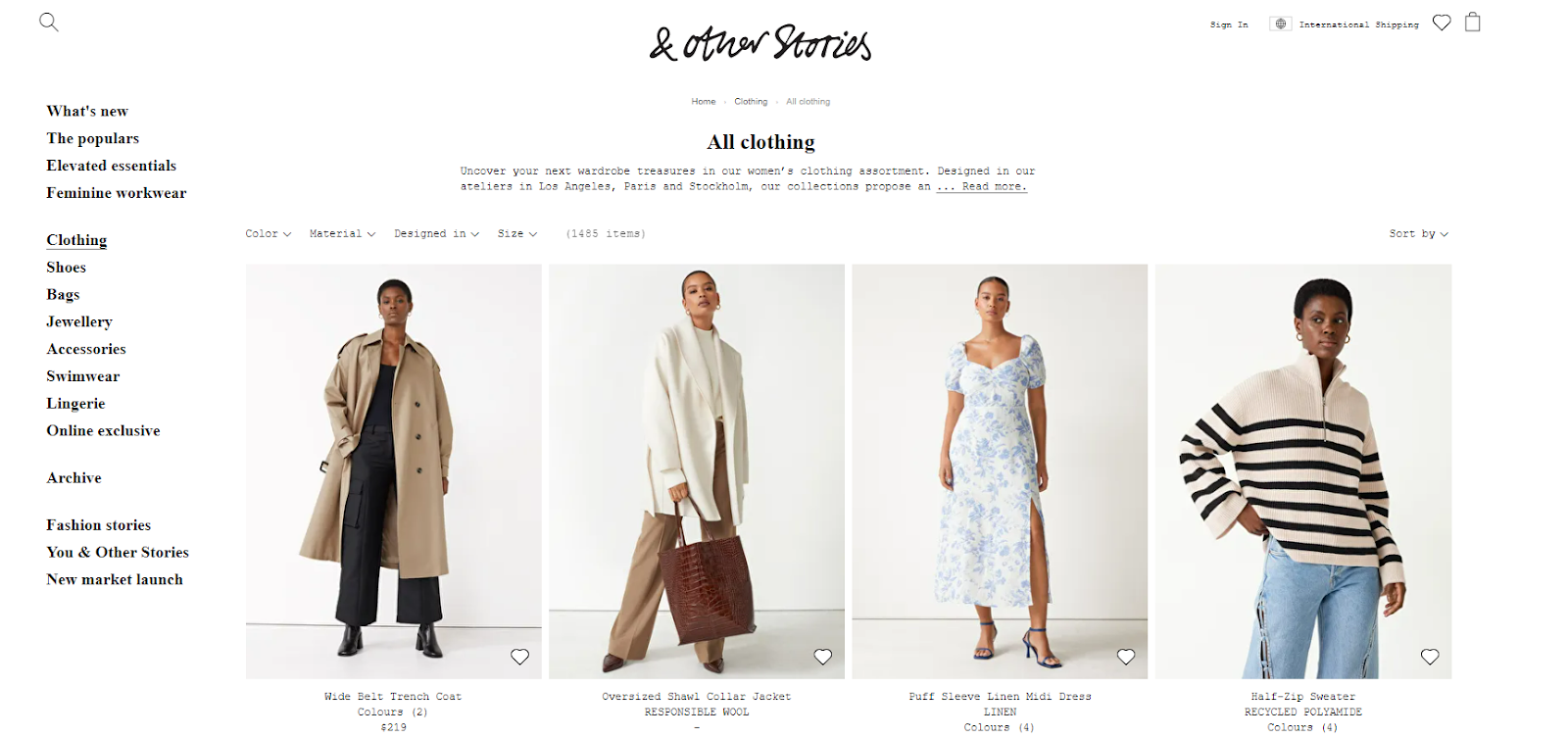 & Other Stories - Create your own fashion story - Online shop