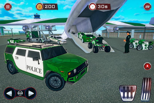 US Police Transporter: Cargo Plane Simulator