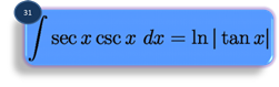 integration formula