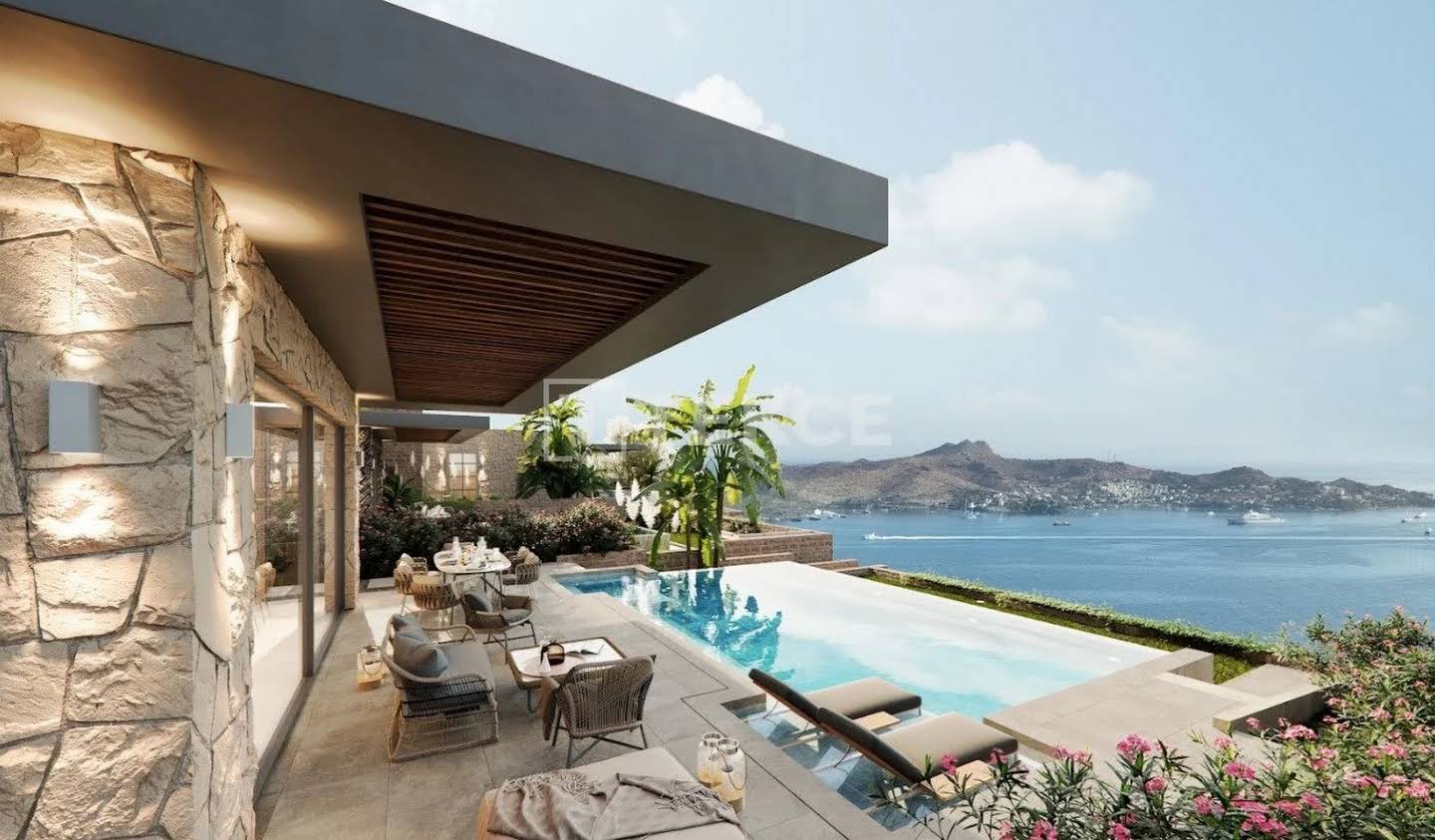 Maison avec piscine et terrasse Bodrum