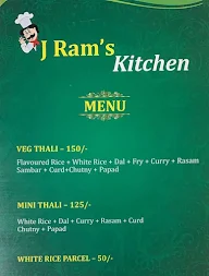 J Ram's Kitchen menu 3