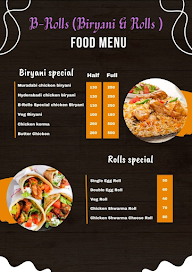 B - Rolls menu 1