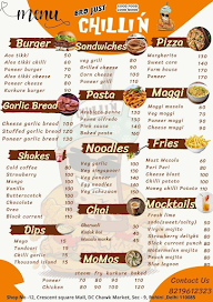 Chillin cafe menu 2