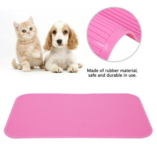 Non Slip Rubber Pets Mat for Pet Grooming Bathing Training Table Cat Dog Supplies Outdoor Entrance Door Summer Mats Drop