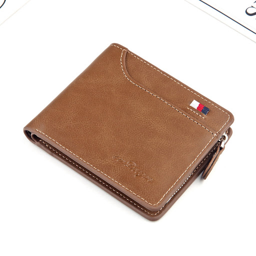 Title 4, Mens short wallet Compact and functional desig...