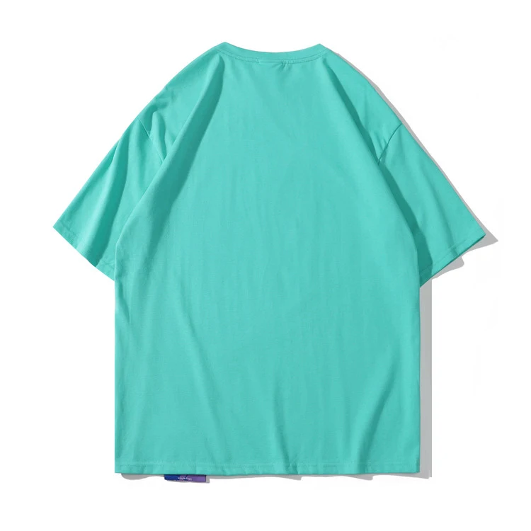 Printed Tide Brand Short-Sleeved Women And Men Loose Street Fashion Summer Half-Sleeved Top