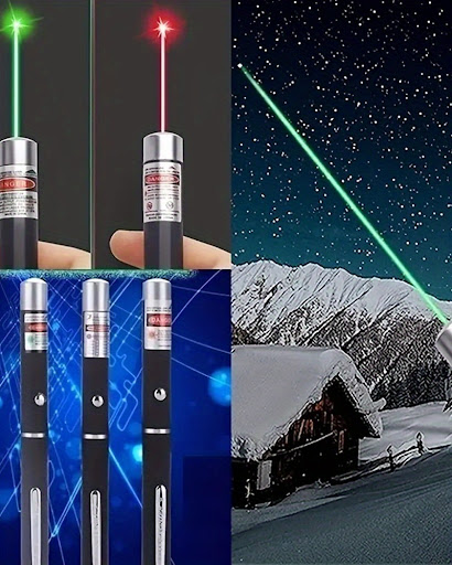 Title 6, High Power Laser Pointer Green Visible Beam Bur...