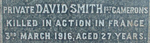 David Smith remembered at home