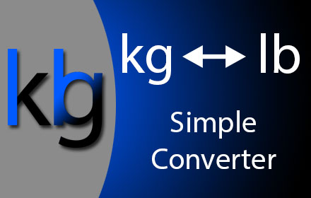 Simple Weight Converter - Pound and Kilogram small promo image