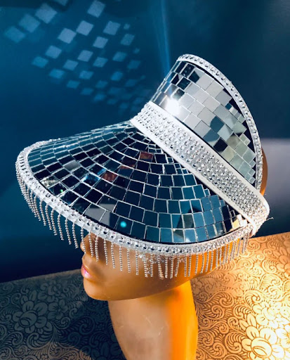 Title 4, Disco Sunhat Disco Ball Festival Visor Decoration