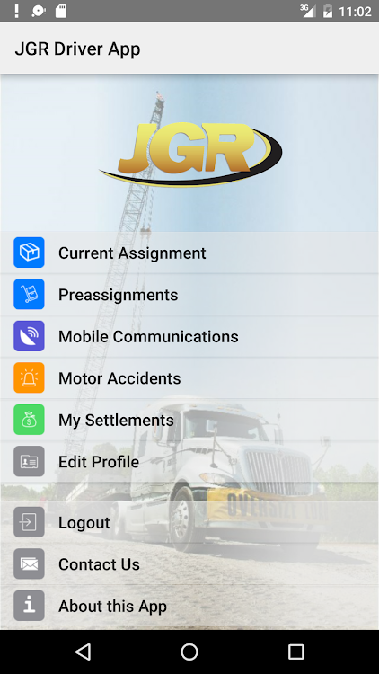 JGR Driver App - 8.0 - (Android)