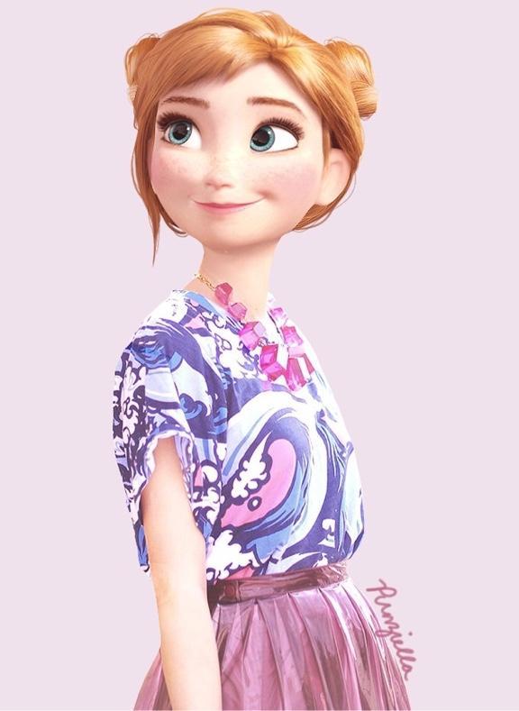 現代ファッションのディズニープリンセスが可愛すぎる Trill トリル