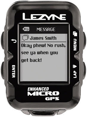 Lezyne Micro GPS Loaded Cycling Compute with Heart Rate and Speed/Cadence Sensor: Black alternate image 4