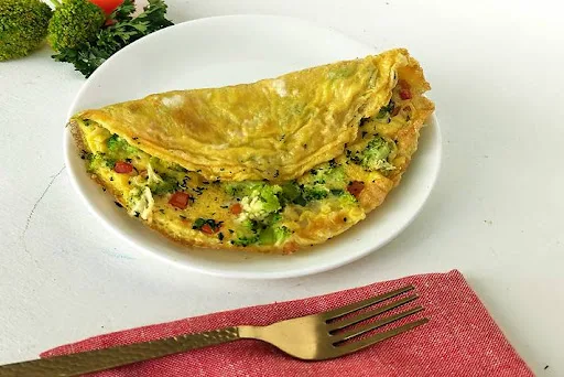 Brocolli And Cheese Omelette